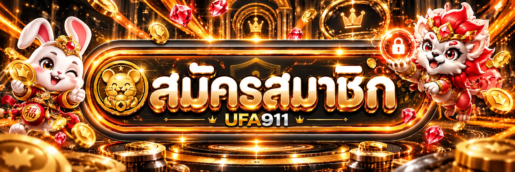 หน้าเข้าสู่ระบบ UFA911 พร้อมสัญลักษณ์ความปลอดภัย